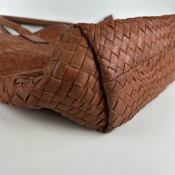 FALOR FRIENZE ITALIAN HANDWOVEN LEATHER WEAVE PURSE - Picture 5 of 15